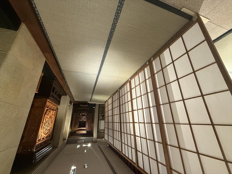 障子パネル 現場の様子