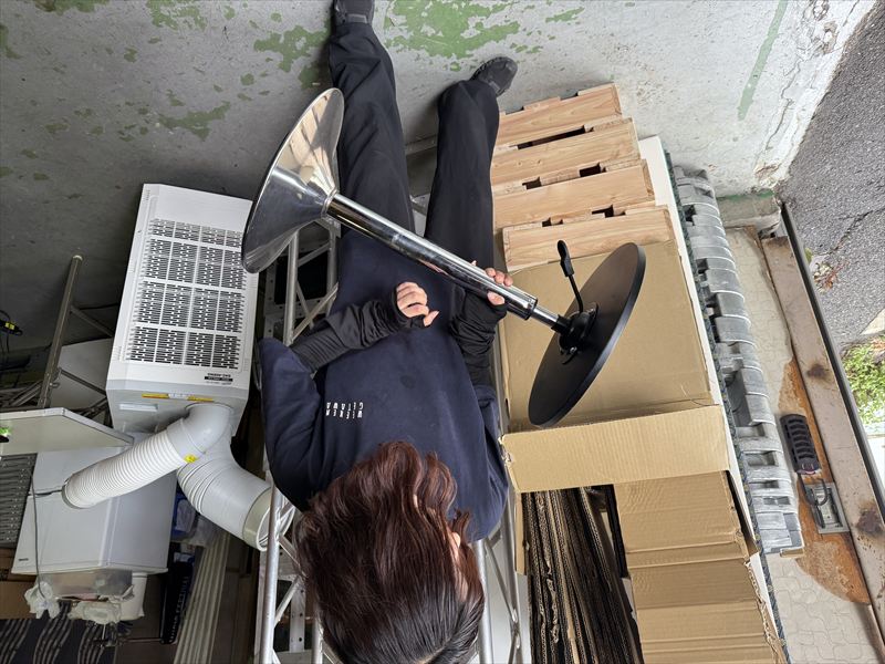 カウンターテーブル(昇降式)  現場写真
