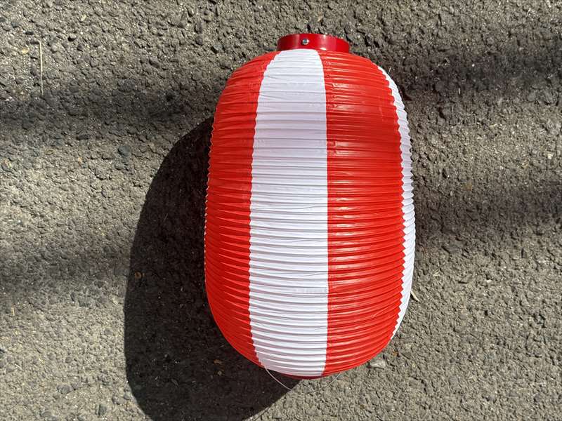 長提灯（赤白）