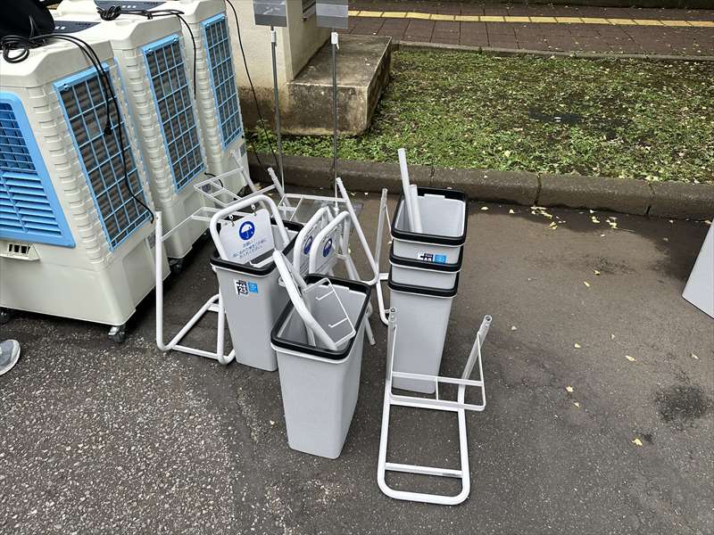 傘袋スタンド 現場写真