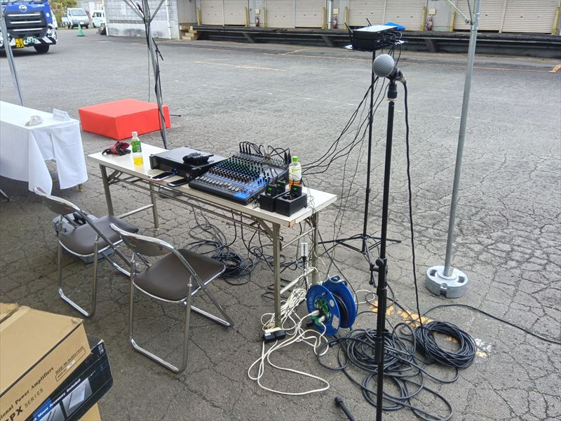 十字延長コード10m(3個口) 現場写真