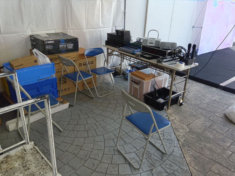 延長コード30m(1個口) 現場写真