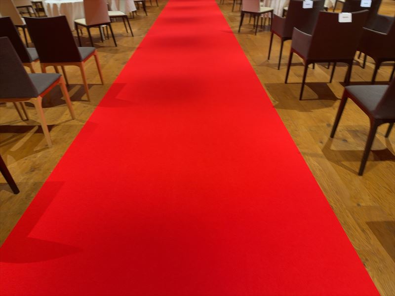 パンチカーペット(W) 使用イメージ 赤